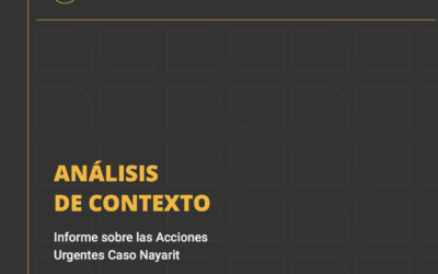 Descarga el cuadernillo sobre el Informe de Análisis de Contexto para el Caso Nayarit