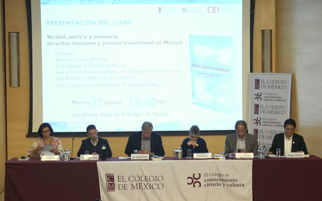 Presentación del libro “Verdad, justicia y memoria: derechos humanos y justicia transicional en México”