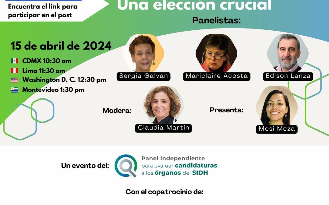 Panel Independiente para Evaluar Candidaturas a los Órganos del SIDH