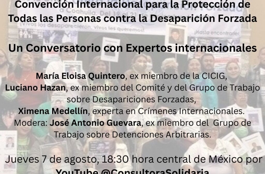¿Hay desapariciones forzadas en México?¿Sabes qué son las desapariciones generalizadas y sistemáticas?¿Por qué el Comité contra las Desapariciones Forzadas de la ONU ha decidido llevar el caso de México a la Asamblea General?